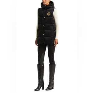 Ralph Lauren Black Puffer Vest